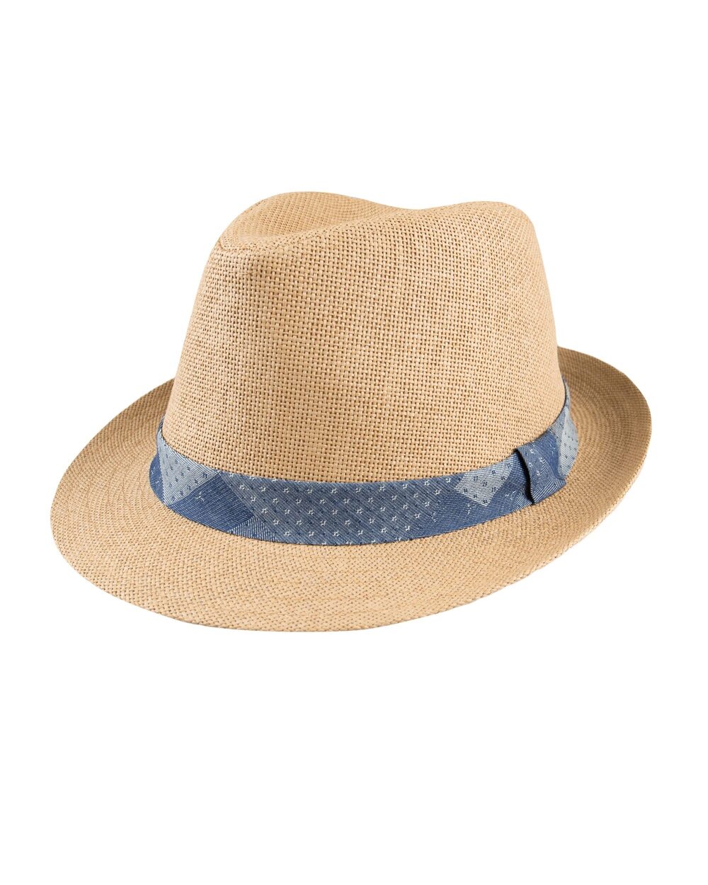 1099 Fedora W Patchwork Band